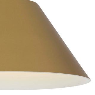 Jaz LED Pendant in Painted brass