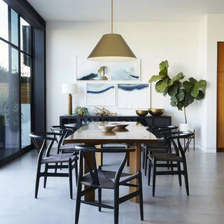 Jaz LED Pendant in Painted brass