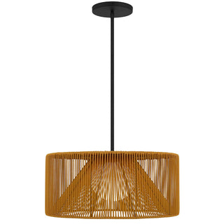 Key West LED Pendant in Sand Black