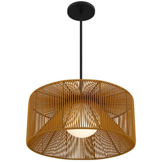 Key West LED Pendant in Sand Black