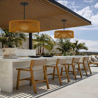 Key West LED Pendant in Sand Black
