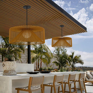 Key West LED Pendant in Sand Black
