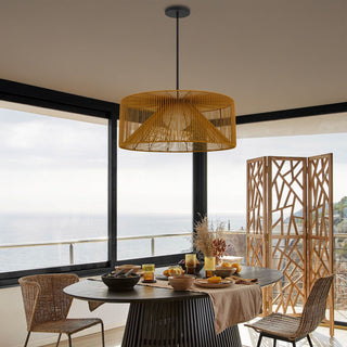 Key West LED Pendant in Sand Black