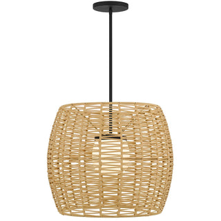 Aruba LED Pendant in Sand Black