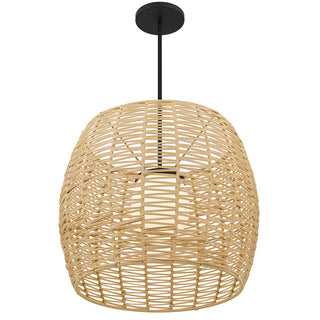 Aruba LED Pendant in Sand Black