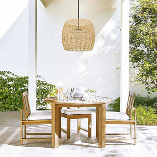 Aruba LED Pendant in Sand Black
