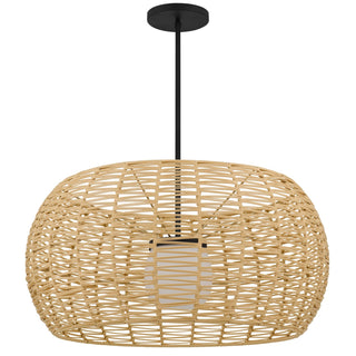Aruba LED Pendant in Sand Black