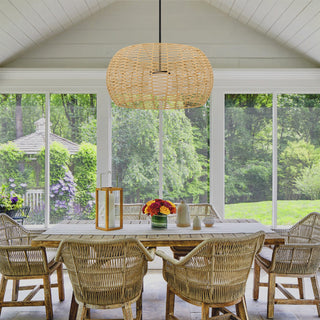 Aruba LED Pendant in Sand Black