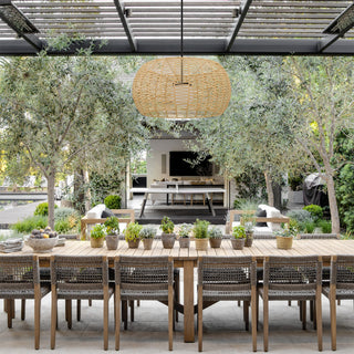 Aruba LED Pendant in Sand Black