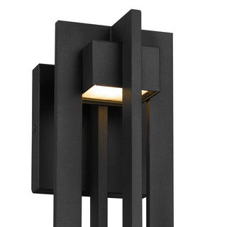 4 Bar LED Wall Sconce in Sand Black