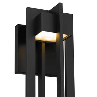 4 Bar LED Wall Sconce in Sand Black