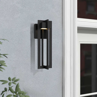 4 Bar LED Wall Sconce in Sand Black