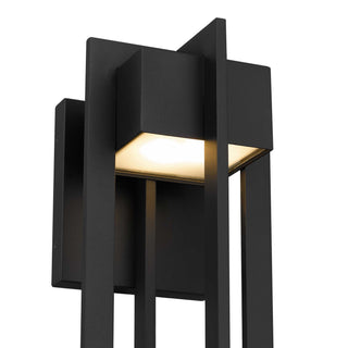 4 Bar LED Wall Sconce in Sand Black