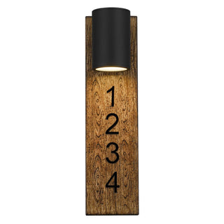 Woodone LED Wall Sconce in Sand Black