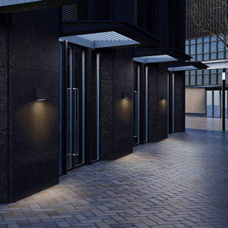 Fillet LED Wall Sconce in Sand Black