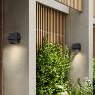 Summit LED Wall Sconce in Sand Black