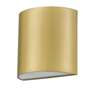 Veil LED Wall Sconce in Brushed Brass