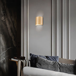 Veil LED Wall Sconce in Brushed Brass
