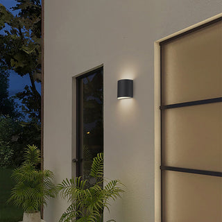 Veil LED Wall Sconce in Sand Black