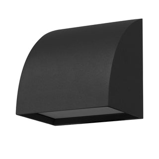 Slope LED Wall Sconce in Sand Black