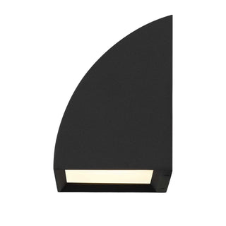 Slope LED Wall Sconce in Sand Black