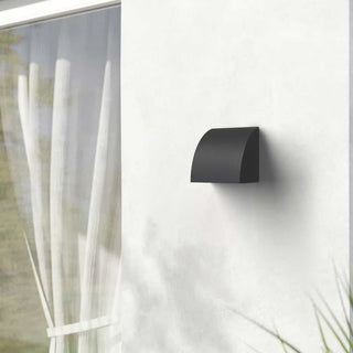 Slope LED Wall Sconce in Sand Black