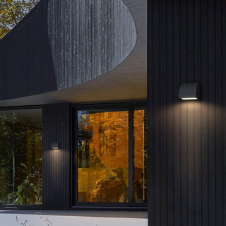 Slope LED Wall Sconce in Sand Black