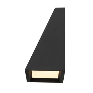 Slant LED Wall Sconce in Sand Black