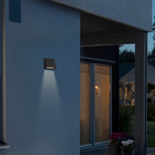 Slant LED Wall Sconce in Sand Black
