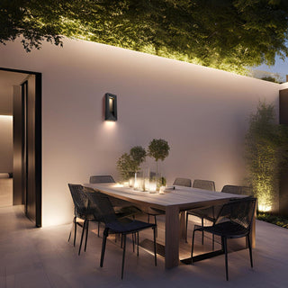Paletto LED Wall Sconce in Sand Black