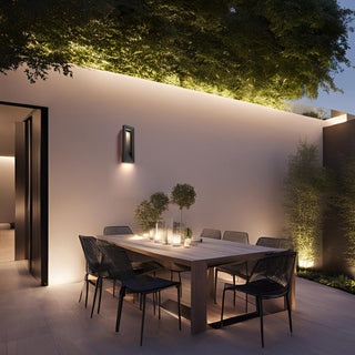 Paletto LED Wall Sconce in Sand Black