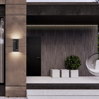 Dance LED Wall Sconce in Sand Black