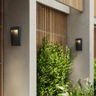 Taper LED Wall Sconce in Sand Black