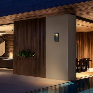 Taper LED Wall Sconce in Sand Black