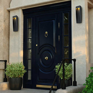 Taper LED Wall Sconce in Sand Black