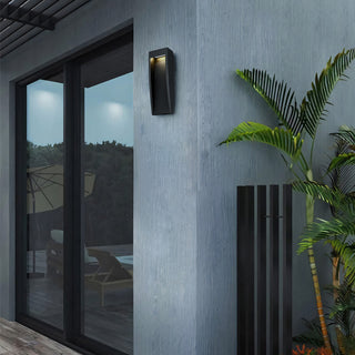 Taper LED Wall Sconce in Sand Black