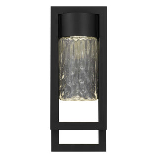 2 Step LED Wall Sconce in Sand Black