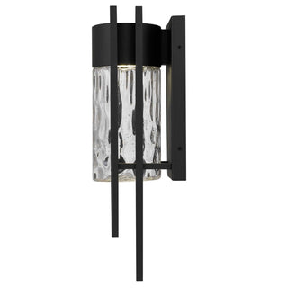 2 Step LED Wall Sconce in Sand Black