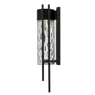2 Step LED Wall Sconce in Sand Black