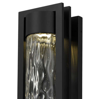 2 Step LED Wall Sconce in Sand Black