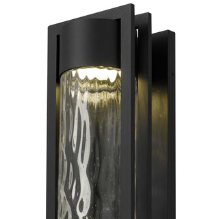 2 Step LED Wall Sconce in Sand Black