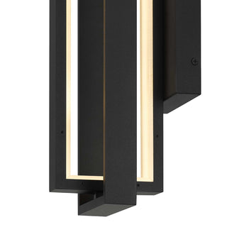 IN & OUT LED Wall Sconce in Sand Black