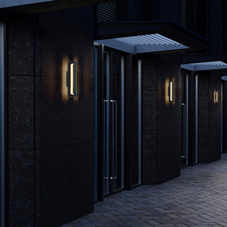 IN & OUT LED Wall Sconce in Sand Black