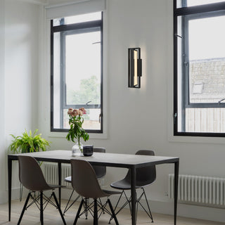 IN & OUT LED Wall Sconce in Sand Black
