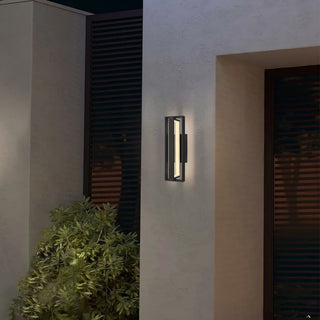 IN & OUT LED Wall Sconce in Sand Black