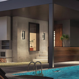 IN & OUT LED Wall Sconce in Sand Black