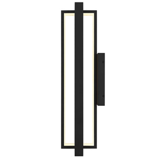 IN & OUT LED Wall Sconce in Sand Black