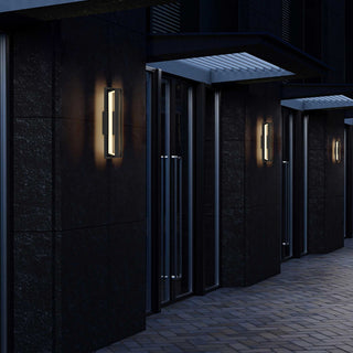 IN & OUT LED Wall Sconce in Sand Black
