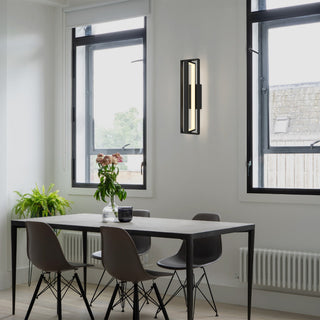 IN & OUT LED Wall Sconce in Sand Black