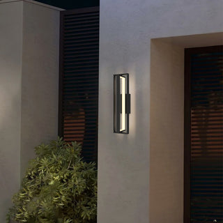 IN & OUT LED Wall Sconce in Sand Black